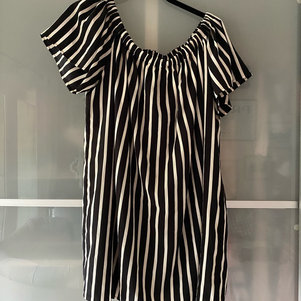 French Connection over the shoulder dress